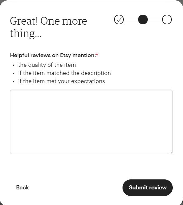 Comments For Etsy Review