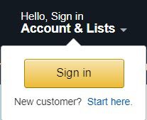 New Customer Start Here Amazon
