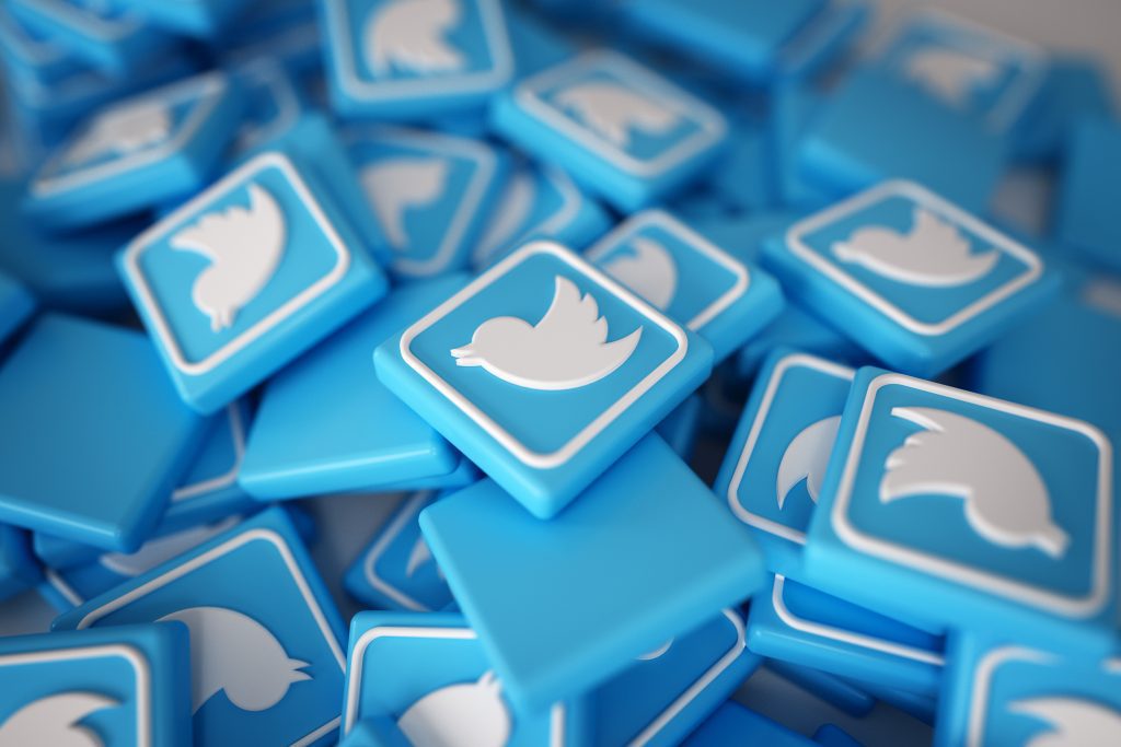 Twitter Logo 3D