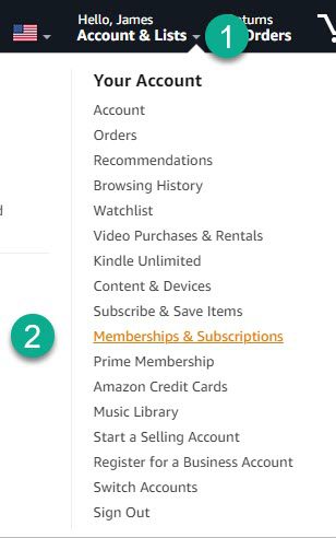 Amazon Subscriptions