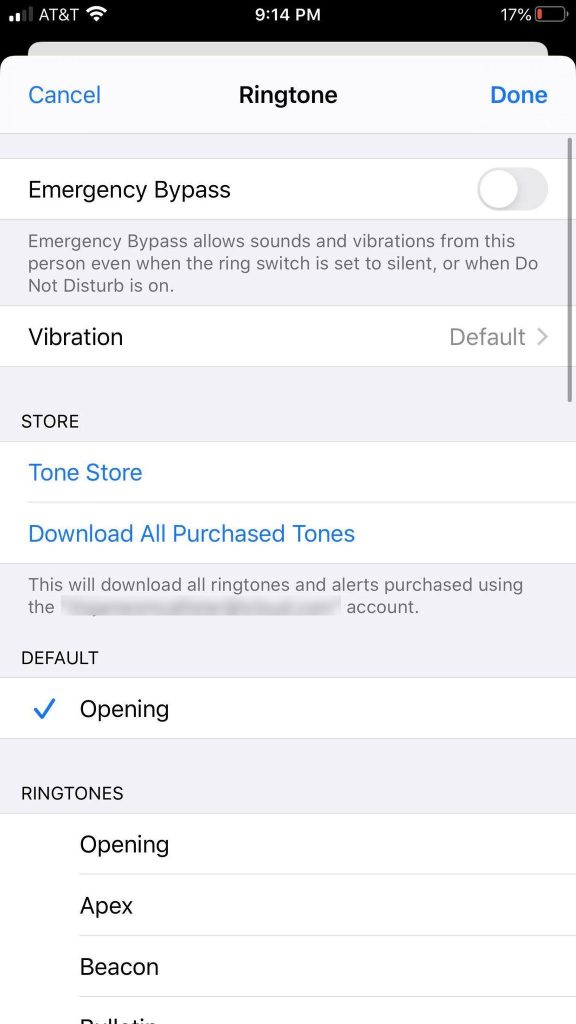 Change Ringtone For Specific Contact iPhone