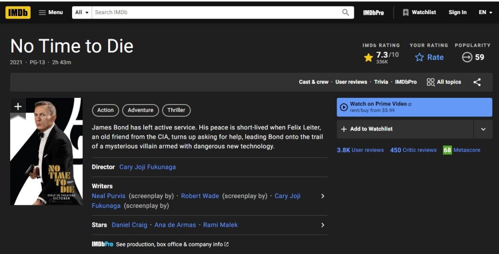 Example Movie On IMDB