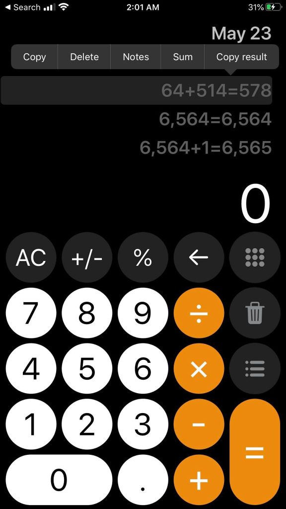 Third-Party Calculator App iOS