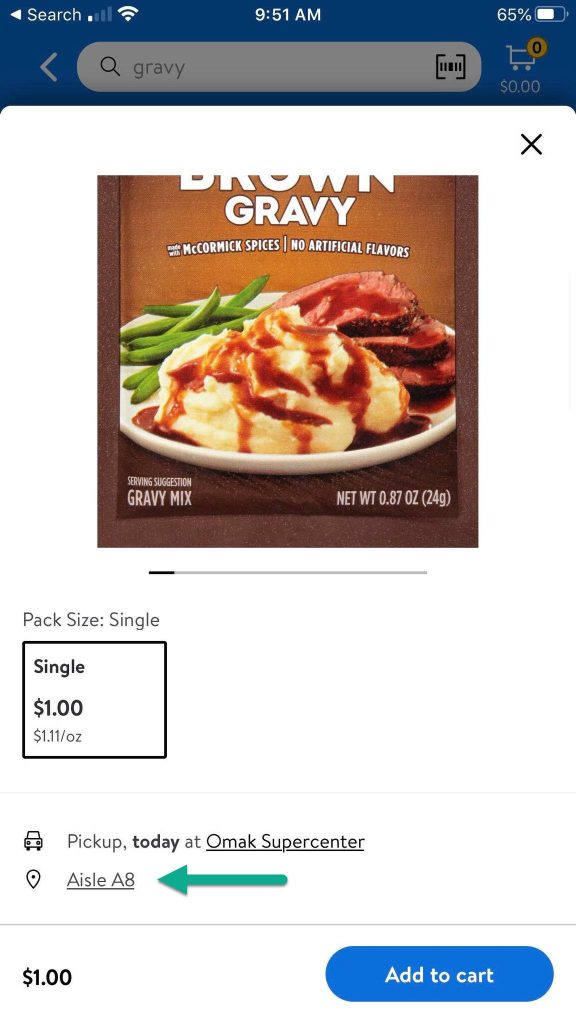 Gravy On Walmart App