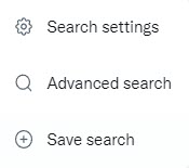 Advanced Search Button Twitter