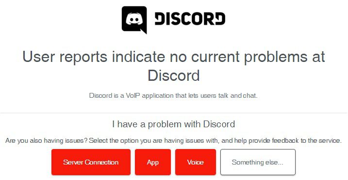 Discord Downdetector
