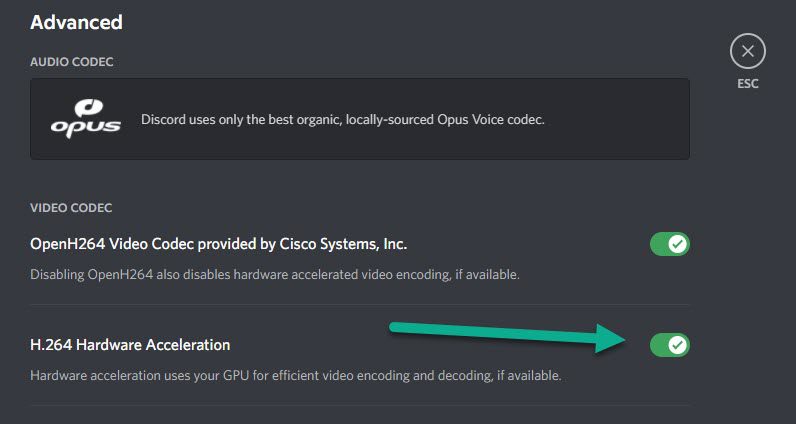 Disable Hardware Acceleration, Discord