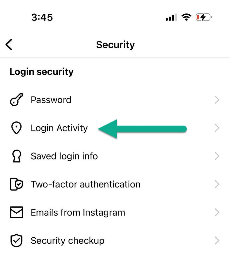 Login Activity Button, Instagram Mobile App