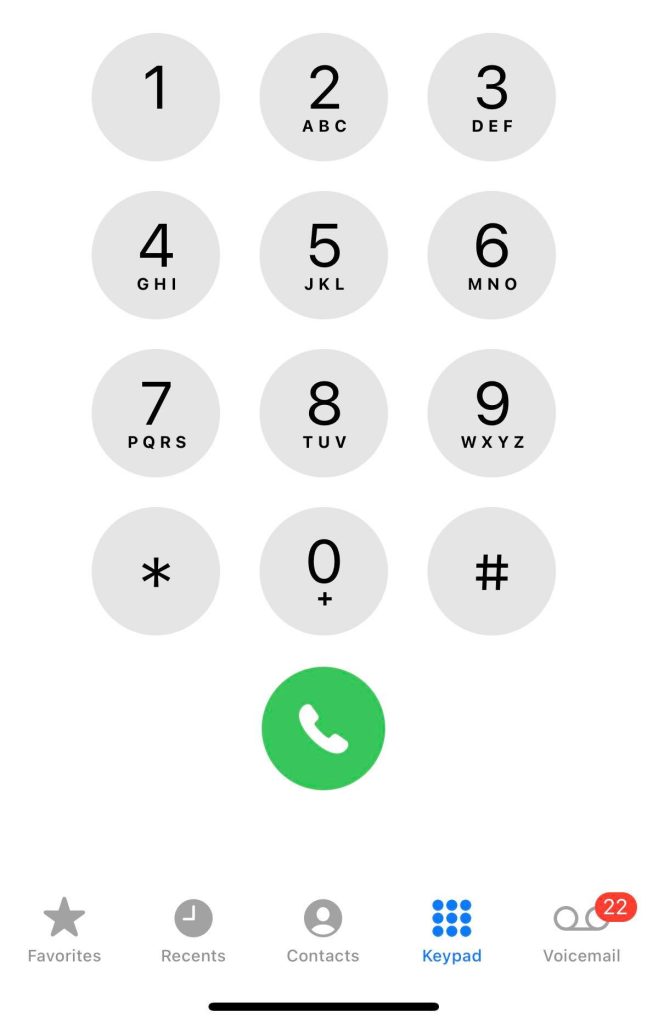 Phone Keypad With Letters Example