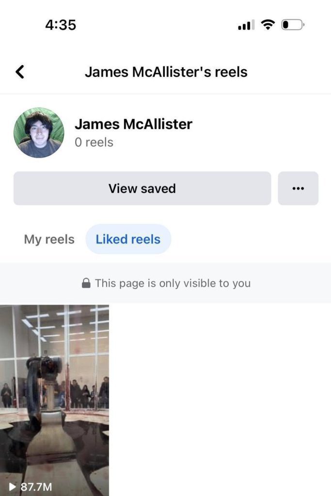 Liked Reels, Facebook App