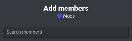 Add Members, Discord Roles